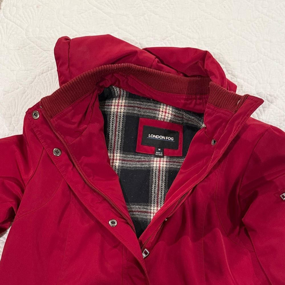 London Fog Women's Cherry Red Ski Jacket